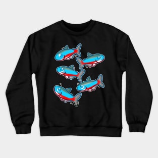 Cardinal Tetras Crewneck Sweatshirt